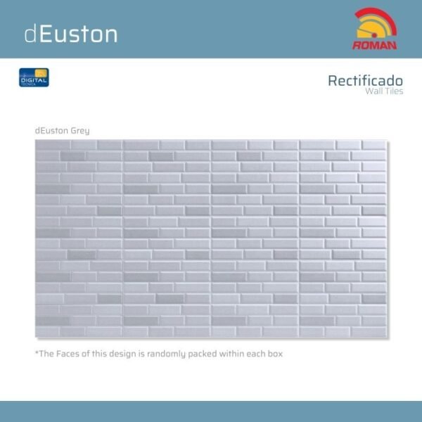 TERMURAH ROMAN KERAMIK 30 X 60R W63857R DEUSTON GREY GOL. C - Image 5