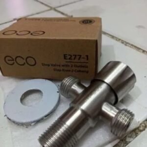 TERMURAH STOP KRAN T CABANG TOTO ECO E277-1 UNTUK KLOSET/ CLOSET/ JET
