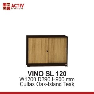 TERMURAH ACTIV FURNITURE VINO SL 120 X 90 CM KABINET SLIDING PINTU