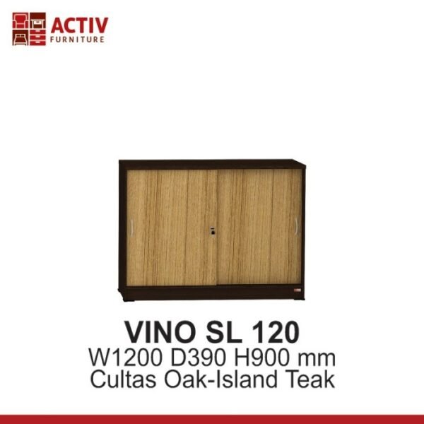 TERMURAH ACTIV FURNITURE VINO SL 120 X 90 CM KABINET SLIDING PINTU
