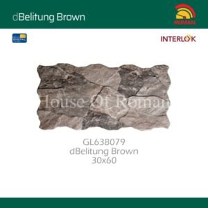 TERMURAH ROMAN KERAMIK 30 X 60 GL638079 DBELITUNG BROWN GOLONGAN AS