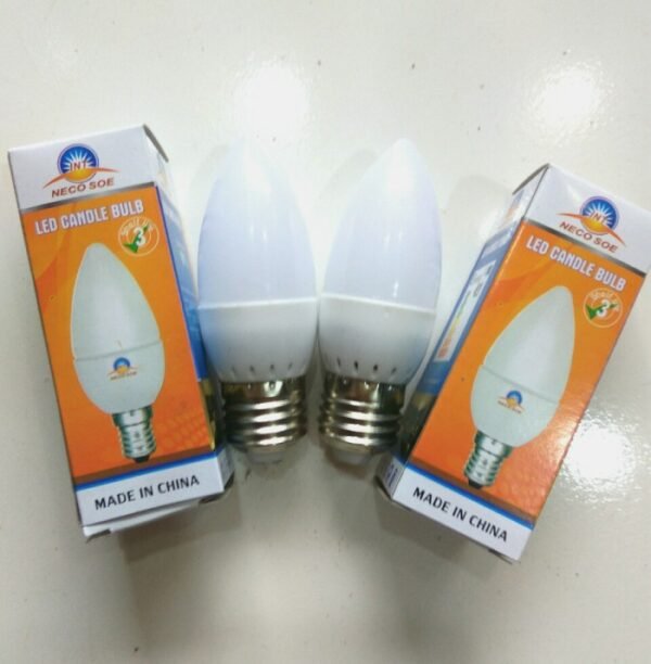 TERMURAH LAMPU LED CANDLE BULB 3W 3 WATT E27 NECO SOE KUNING
