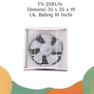 TERMURAH EXHAUST FAN DINDING / TEMBOK / WALL FV-25RUN PANASONIC