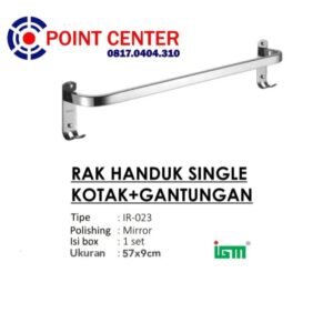 TERMURAH IR-023 RAK HANDUK SINGLE KOTAK GANTUNGAN