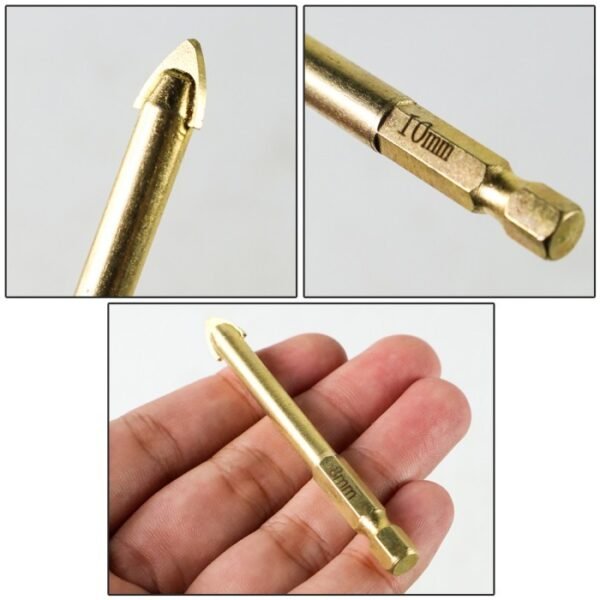 TERMURAH TAFFWARE MATA BOR BIT 4 5 6 8 10MM 5PCS MGDK002 GOLDEN - Image 4