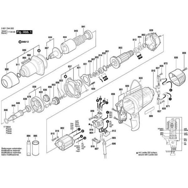 TERMURAH 1619PA2436 BOSCH ARMATURE GDS 18 E / SPARE PART BOSCH - Image 3