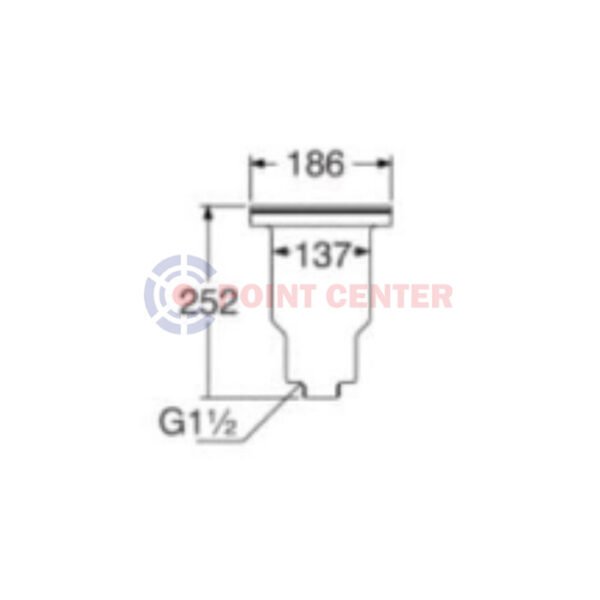 TERMURAH SAN EI H 650 SINK STRAINER SARINGAN - Image 2