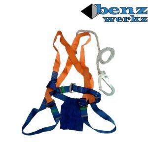 TERMURAH BENZ SAFETY BELT SABUK FULL BODY HARNESS DOUBLE HOOK