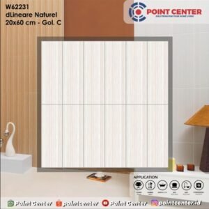 TERMURAH ROMAN KERAMIK 20 X 60 W62231 DLINEARE NATURAL