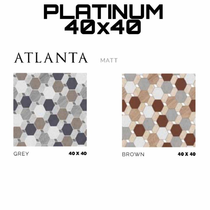 TERMURAH PLATINUM KERAMIK 40/40 ATLANTA GREY - Image 3
