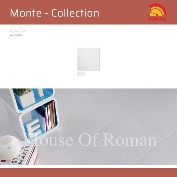 TERMURAH ROMAN KERAMIK 40 X 40 G447442 MONTE PERLA GOL B - Image 2