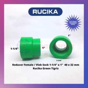 TERMURAH VLOK SOCK 1-1/4 X 1 REDUCER FEMALE 40 X 32MM RUCIKA TIGRIS