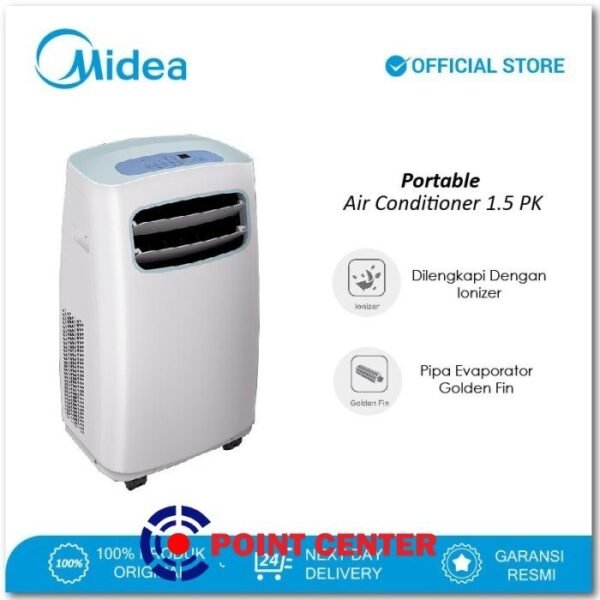 TERMURAH AC MIDEA PORTABLE MPF2-12CRN1 1.5 PK 1 1/2 PK