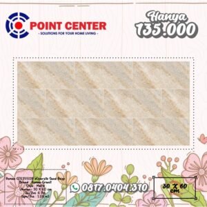 TERMURAH ROMAN KERAMIK 30 X 60 GT635512R DQUARZITE SAND BEIGE