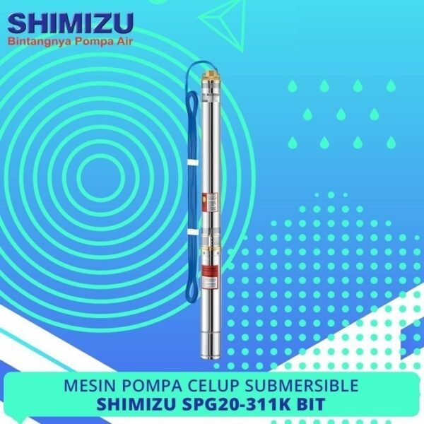 TERMURAH SHIMIZU POMPA CELUP SUBMERSIBLE SATELIT SPG20-311K BIT