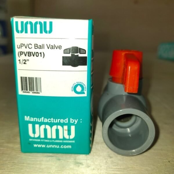TERMURAH UNNU KRAN PVC BALL VALVE - PVBV01 1/2 INCHI - Image 3