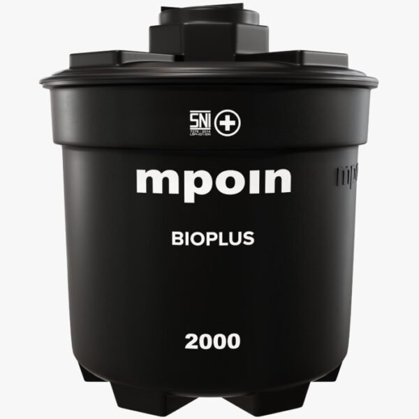 TERMURAH MPOIN BIOPLUS 2000L - TANGKI SEPTIC TANK HITAM - Image 2