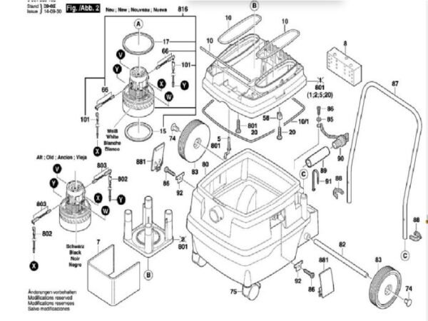 TERMURAH 1609203D12 BOSCH SWITCH GAS 50 / SPARE PART - Image 2