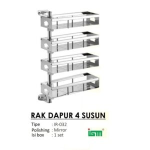 TERMURAH IGM IR 032 Rak Dapur Sus304 4 Susun