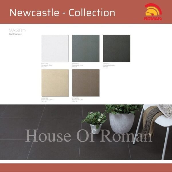 TERMURAH PROMO ROMAN KERAMIK 50 X 50 G557322 NEWCASTLE PERLA - Image 3