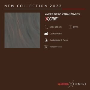 TERMURAH QUADRA GRANIT 120 X 120 BIG SIZE AYERS NERO XTRA