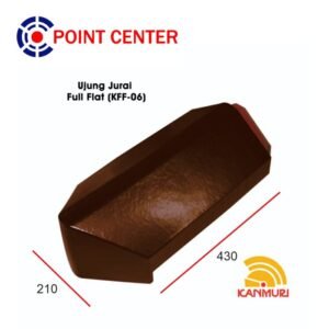 TERMURAH KANMURI KFF-06 GENTENG UJUNG JURAI NATURAL FULL FLAT