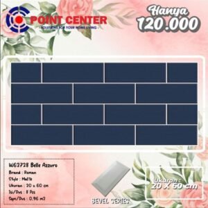 TERMURAH ROMAN KERAMIK 20 X 60 W62728 DBELLE AZZURO