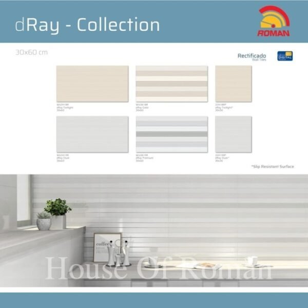 TERMURAH ROMAN KERAMIK 30 X 60 W63419R DRAY DUSK GOL. B - Image 4