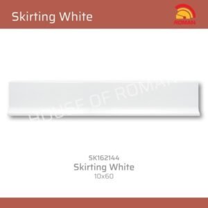 Termurah ROMAN KERAMIK Skirting White 10x60 SK162144