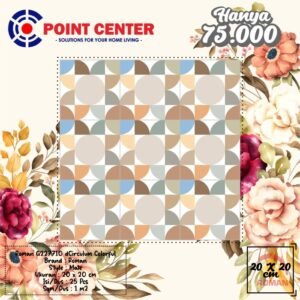 TERMURAH ROMAN KERAMIK 20 X 20 G227710 DCIRCULUM COLORFUL