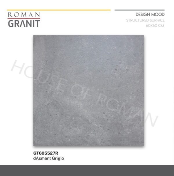 TERMURAH ROMAN GRANIT 60 X 60 GT605527R DASMANT GRIGIO
