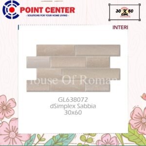 TERMURAH ROMAN INTERLOK 30 X 60 GL638072 DSIMPLEX SABBIA GOL AS