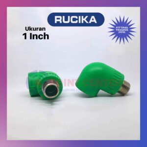 TERMURAH KDL KNEE DRAT LUAR 90 PPR 1" MALE ELBOW RUCIKA TIGRIS