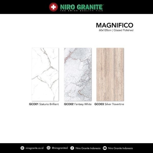 TERMURAH NIRO GRANIT 60 X 120 GCO02 MAGNIFICO FANTASY WHITE POLISHED - Image 4