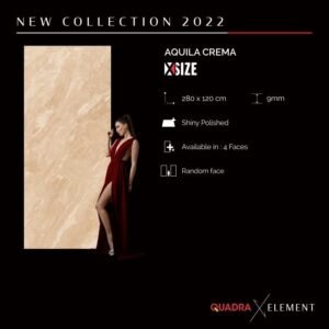 TERMURAH QUADRA GRANIT 280 x 120 BIG SIZE Aquila Crema