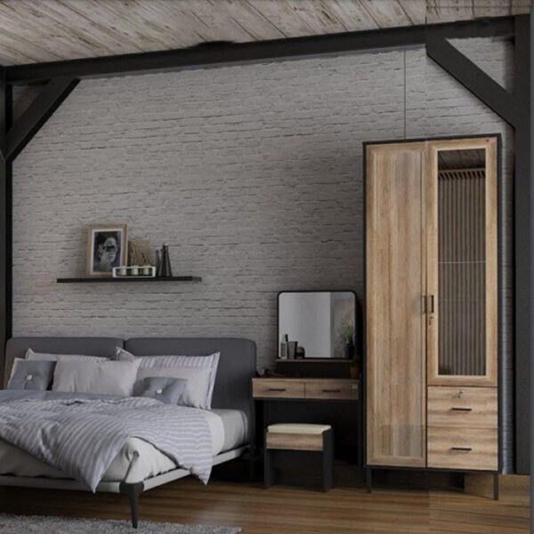 TERMURAH ACTIV FURNITURE JAZZ AUSTIN LP 200 LEMARI PAKAIAN 2 PINTU