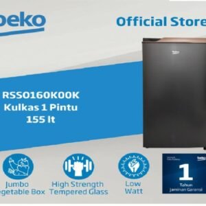 TERMURAH BEKO RSSO160K00K Kulkas 1 Pintu 155 Liter