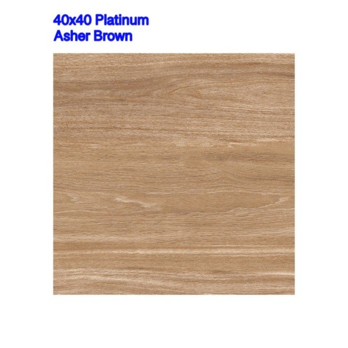 TERMURAH PLATINUM KERAMIK 40/40 ASHER BROWN - Image 2