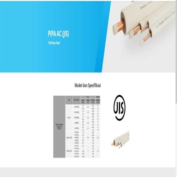 TERMURAH DAIKIN K-HPF2430A 1/2-1/2 OK KIZAI PAIR COIL INSULA PERMTR - Image 3