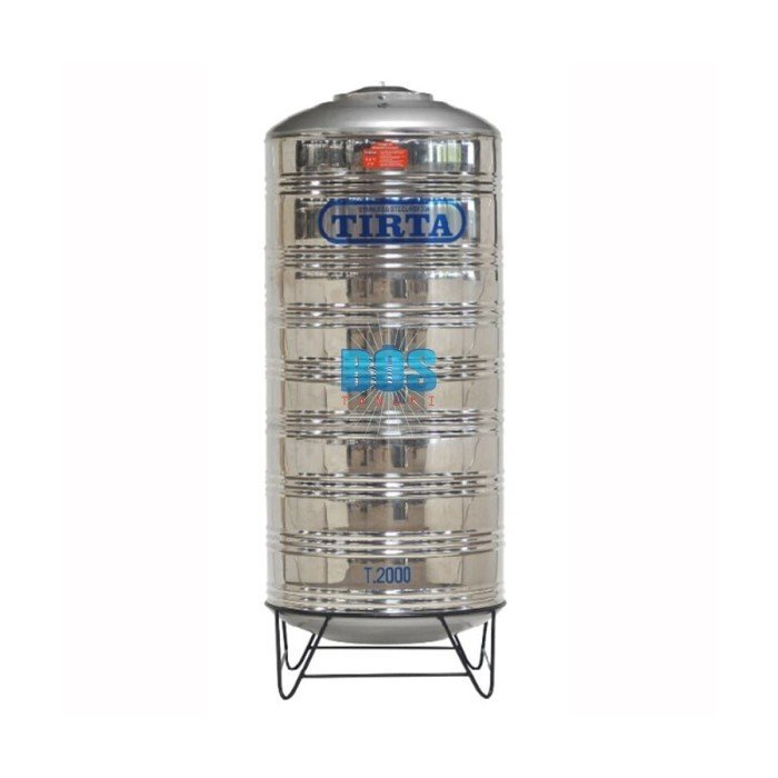 Termurah Tangki Air Stainless TIRTA T 2000 PK (Pakai Kaki) Toren air