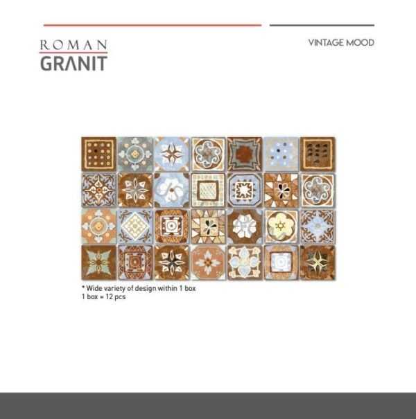 TERMURAH ROMAN GRANIT 30 X 30 GTA332719R DPOMPEII MIX - Image 4