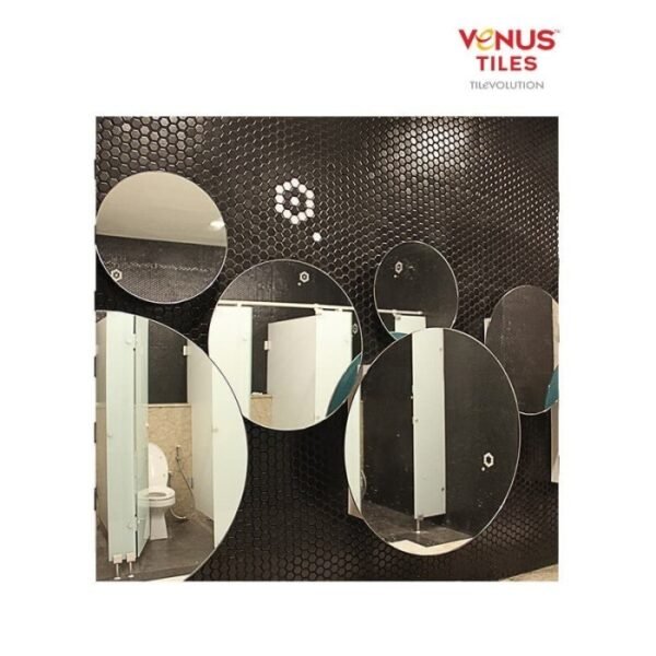 TERMURAH VENUS MOSAICO 31 X 26.5 POTTERY HEXAGON MINI BLACK - Image 2