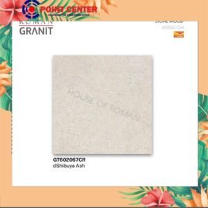 TERMURAH ROMAN GRANIT 60 X 60 GT602067CR DSHIBUYA ASH