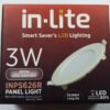TERMURAH DOWNLIGHT LED IB BULAT / ROUND INPS626R 3W IN-LITE WARM WHITE - Image 4