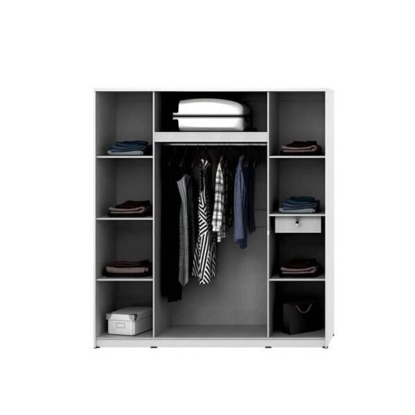TERMURAH ACTIV FURNITURE AVANTI MADRID LP 401 LEMARI PAKAIAN 4 PINTU - Image 2