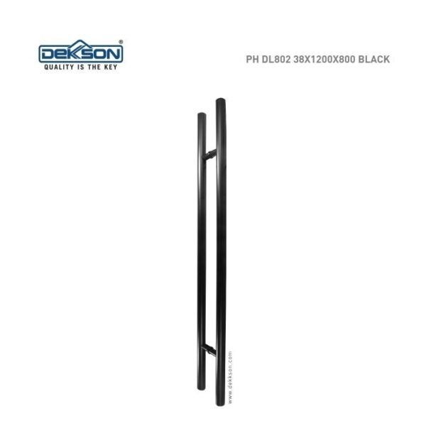 TERMURAH DEKKSON Pull Handle DELUXE PH DL802 38X1200X800 Matt Black - Image 2