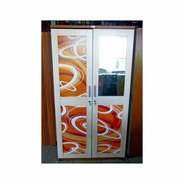 TERMURAH ACTIV FURNITURE WINN LP 202 LEMARI PAKAIAN 2 PINTU KACA - Image 2