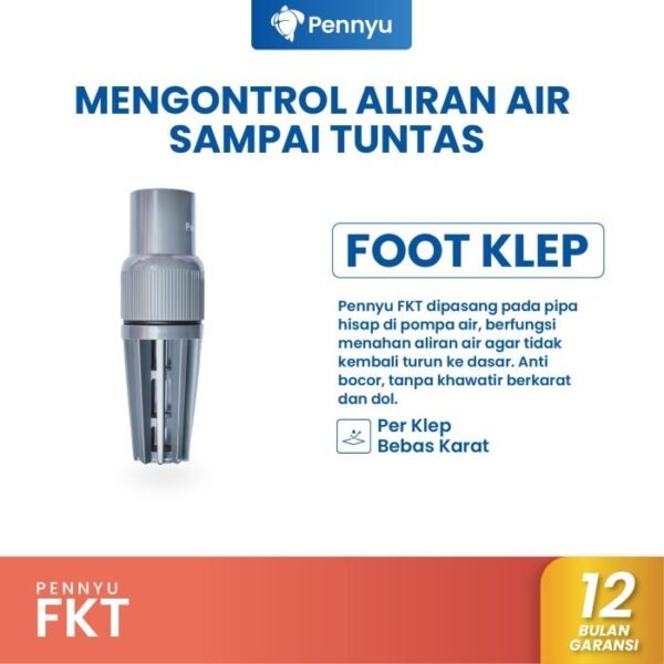 TERMURAH PENNYU FOOT KLEP FKT 3/4