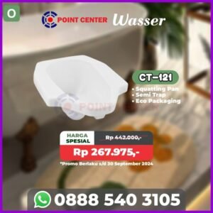 TERMURAH PROMO WASSER CT-121 CLOSET JONGKOK Squat