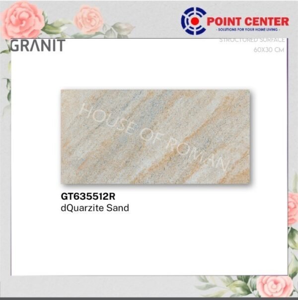 TERMURAH ROMAN GRANIT 30 X 60 GT635512R DQUARZITE SAND